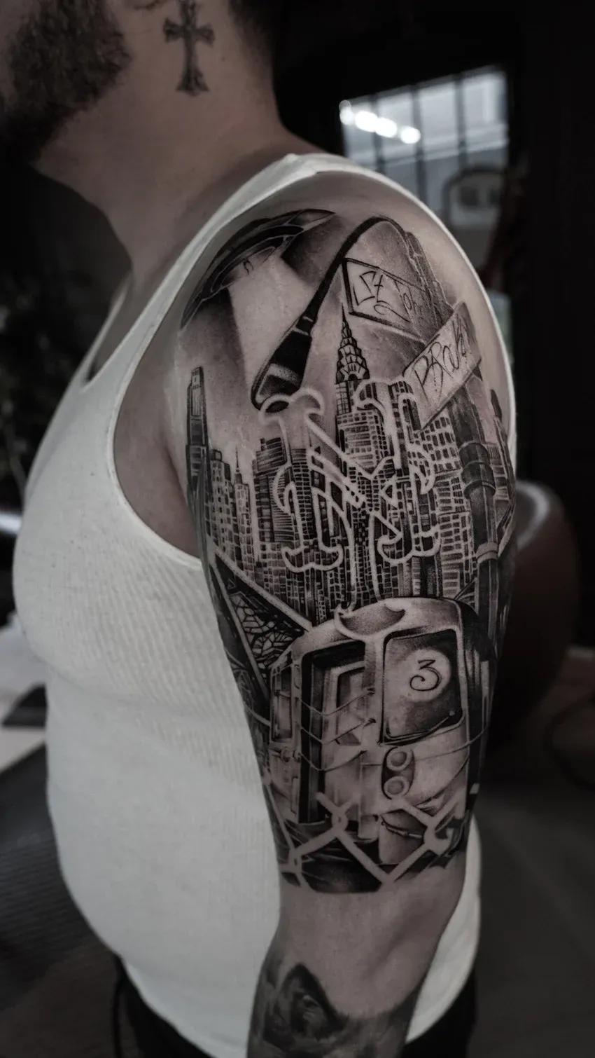 Tattoo by Marlon Perez at Icon Tattoo